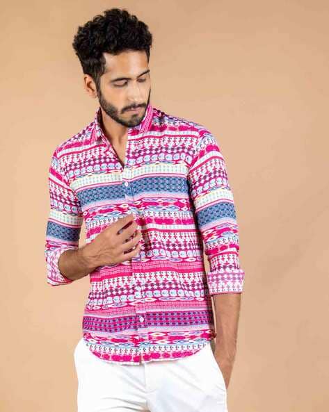 Buy Multicoloured Shirts for Men by Tistabene Online