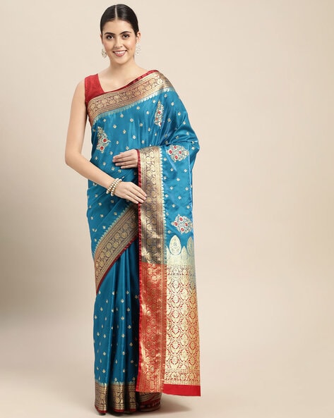 Jain Saree House - In every Indian woman's heart, the sari occupies a  special place. Saree is the traditional wear of Indian women. #Silk saris  have occupied an important place in the