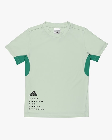 Adidas Kids Printed Crew-Neck T-Shirt