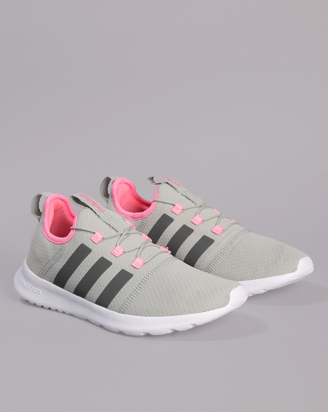 Adidas grey and pink shoes best sale