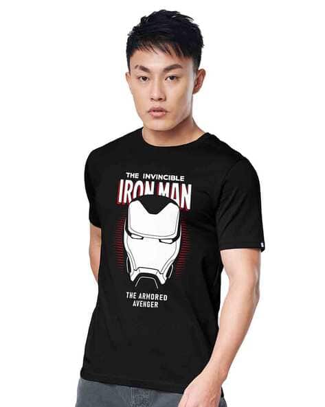Iron Man Printed Crew-Neck T-shirt