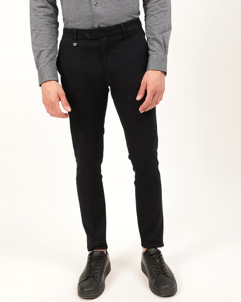 Navy Super Skinny Suit Trousers  New Look