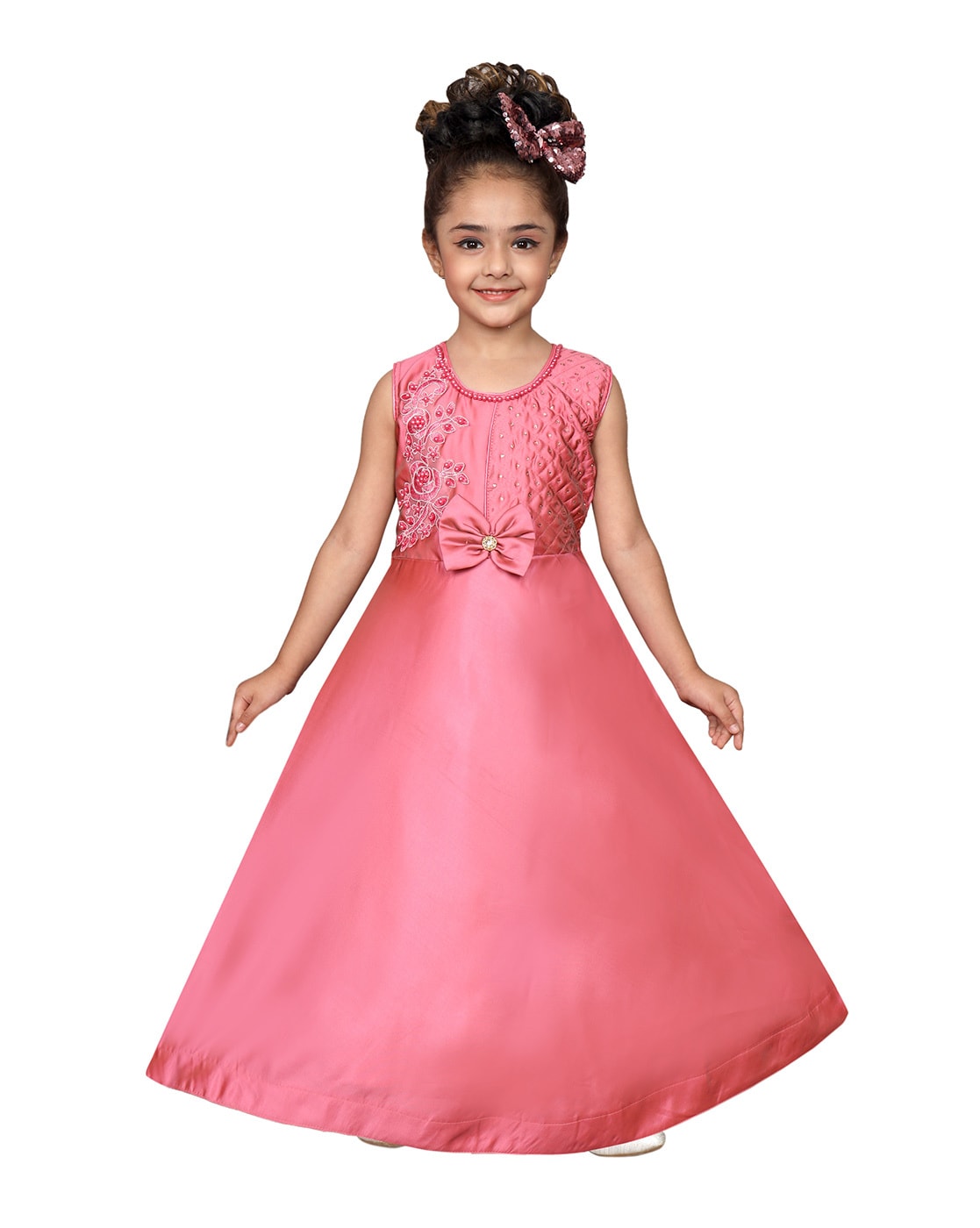 Buy Pink Dresses & Frocks for Girls by SKY HEIGHTS Online | Ajio.com