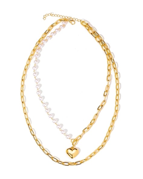 Gold Chunky Chain Pendant Necklace – colette by colette hayman