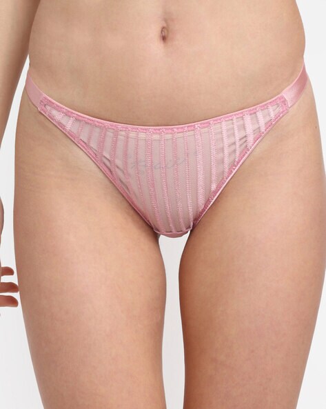 Davina G-String Medium Pink Plus G String, 1X-4X