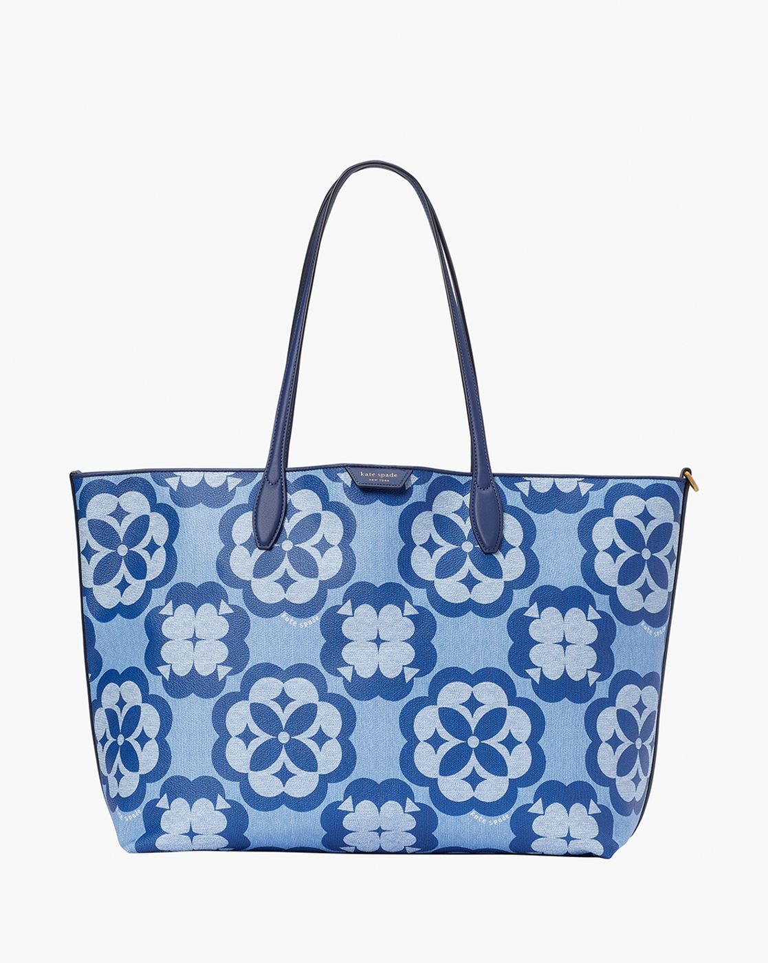 Kate spade blue hot sale floral bag