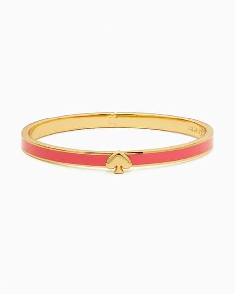 Gold Bangle Pink Kate Spade Bracelet Kate Spade New York Heritage