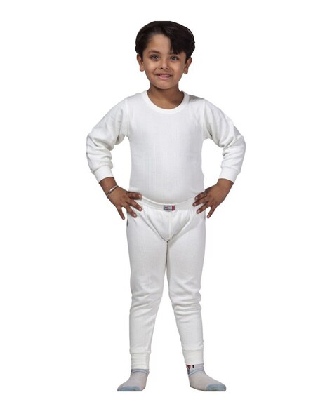 Buy Charcoal Melange Thermal Wear for Boys by LUX INFERNO Online