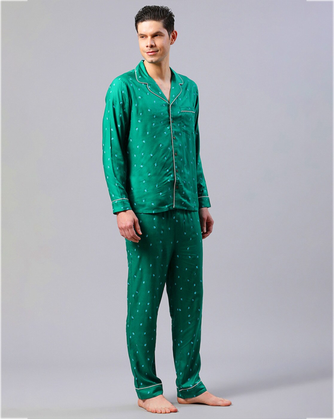 Buy Green Night&LoungeWearSets for Men by House Of S Online