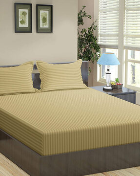 Buy Brown Bedsheets for Home & Kitchen by Trance Home Linen Online