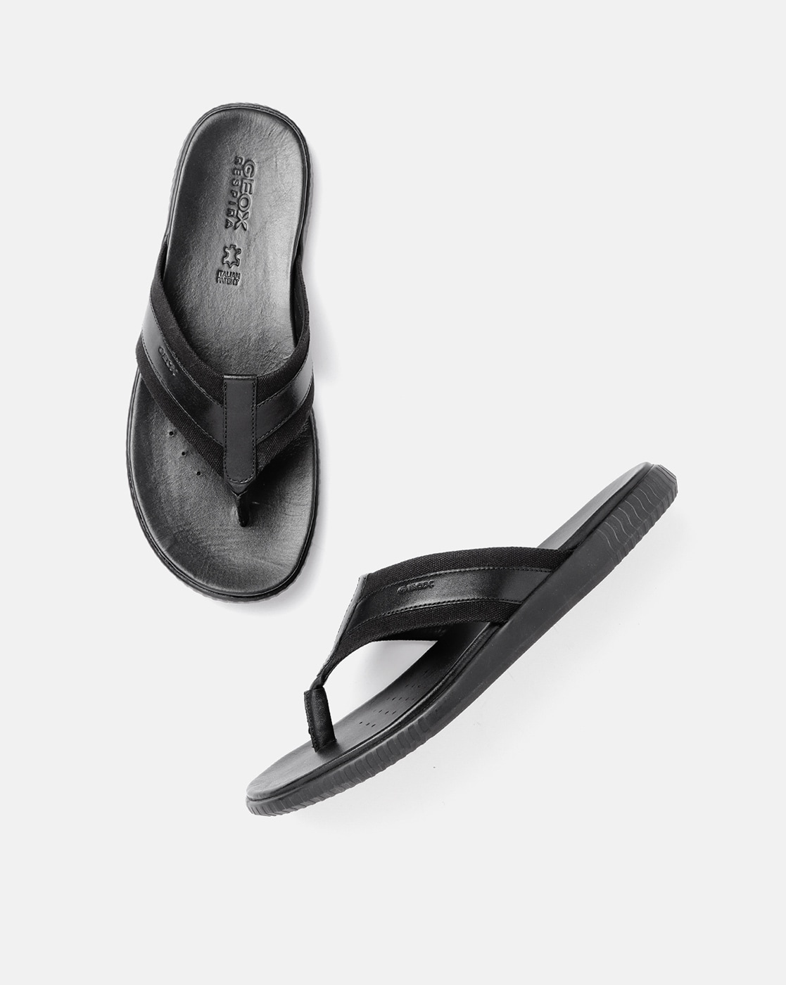 Buy Black Sandals for Men by GEOX Online Ajio