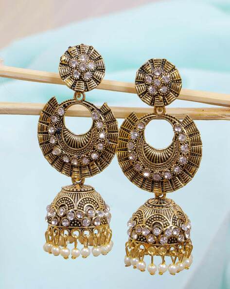 Chandelier jhumka store earrings