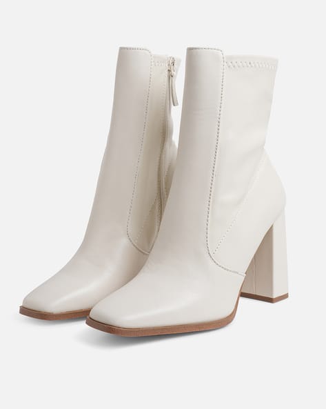 Leather Aldo Aurella Block Heel Ankle Boot Aldo Black Leather