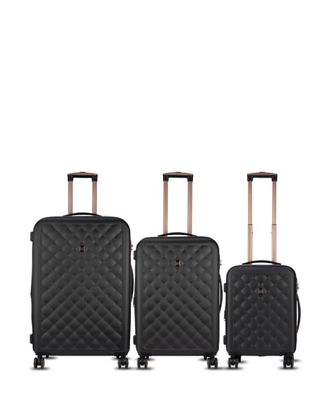 PP material Luggage  hard case trolley bag  Lightweight  3 Pcs Set   wwwzaappycom