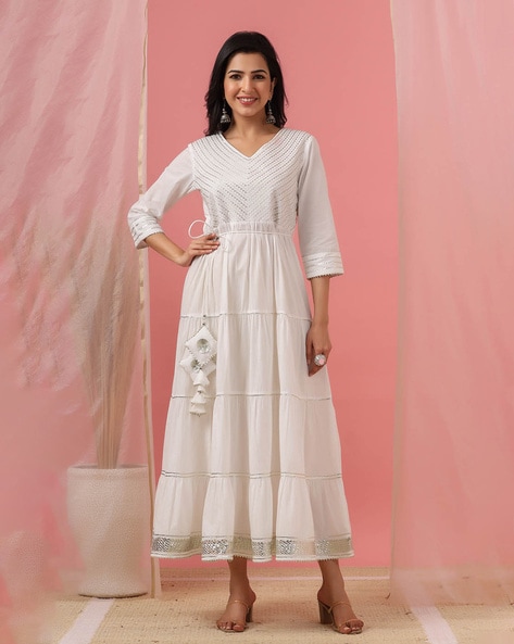 Buy White Dresses & Gowns for Women by Juniper Online