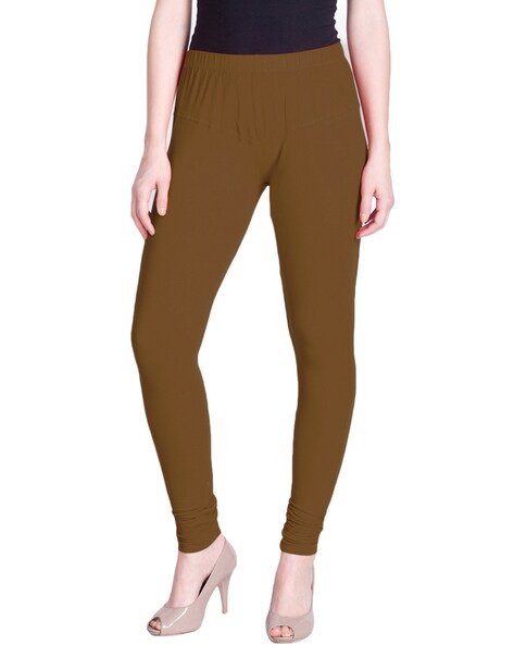 Buy Lyra Medium Maroon Churidar Leggings online