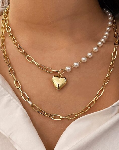 Gold Filled Forever Linked Heart Chain