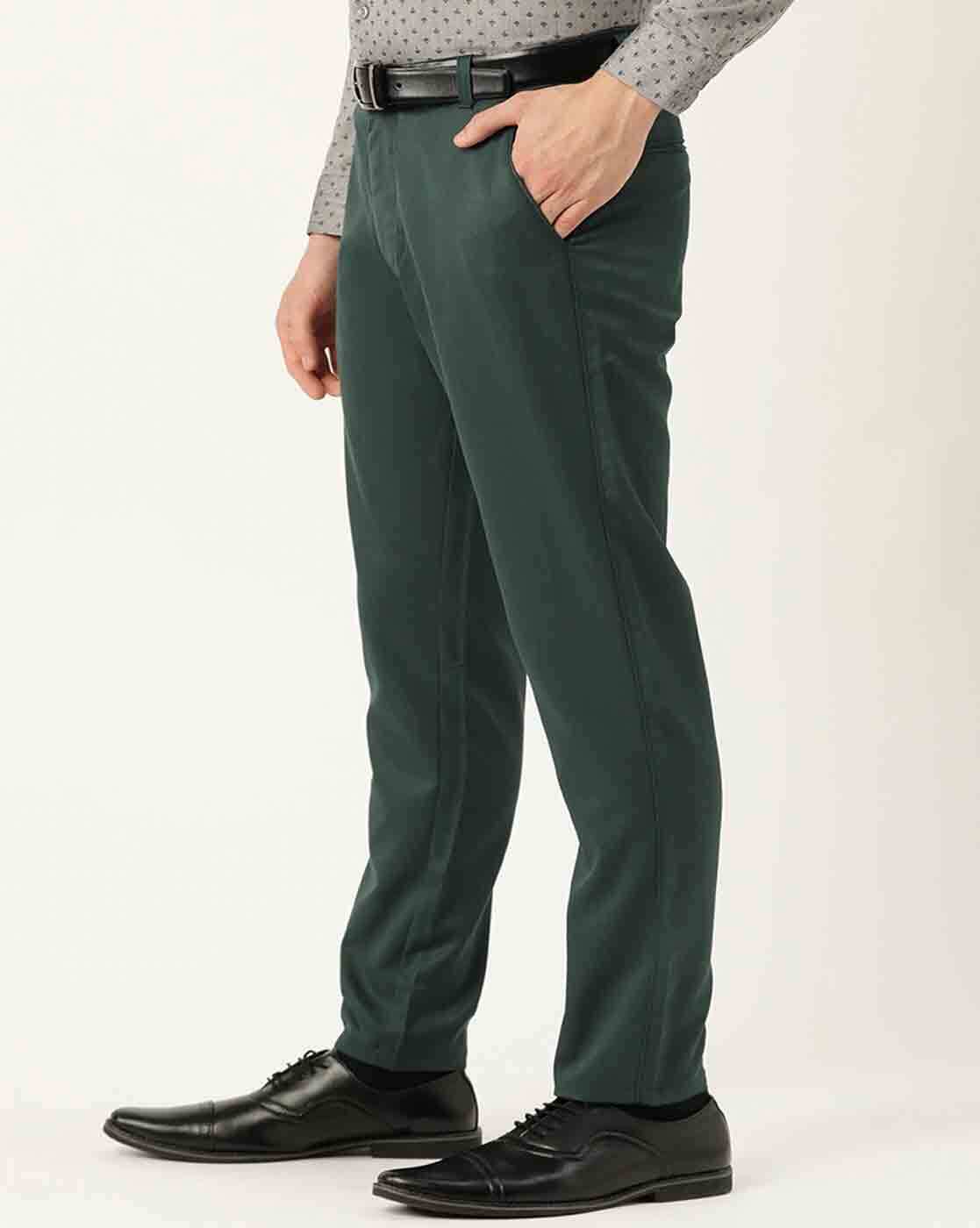 JPRFRANCO Super Slim Fit Tailored Trousers | Dark Green | Jack & Jones®