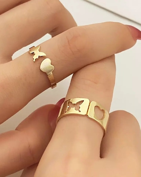 Cute hot sale matching rings