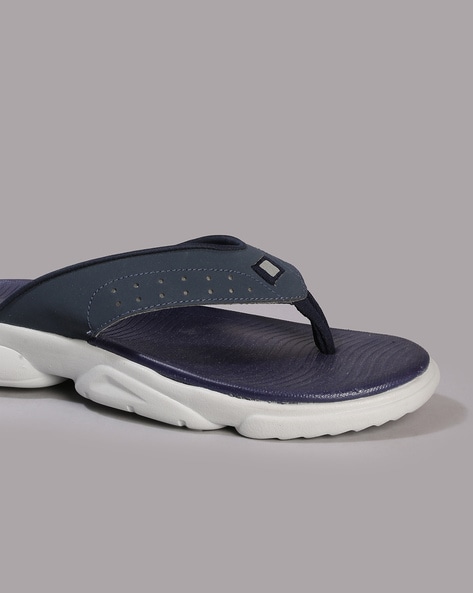 Buy Navy Blue Flip Flop Slippers for Men by Campus Online Ajio