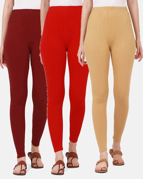 Buy Multicolored Leggings for Women by BUYNEWTREND Online