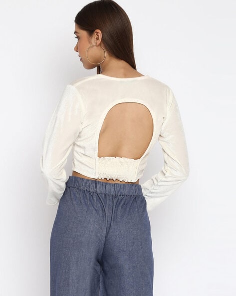 Buy White Tops for Women by Mayra Online