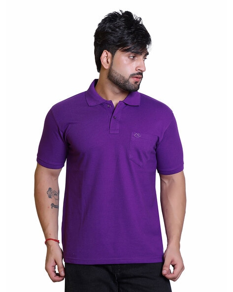 Polo t shirt clearance purple