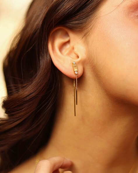 Small Drop Needle Earrings – Phoenix Roze