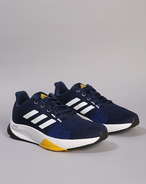 Adidas men navy store blue running shoes