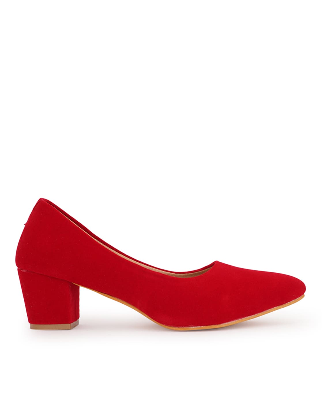 Buy Flat n Heels Red Block Heel Shoes for Women Online at Best Prices in  India - JioMart.