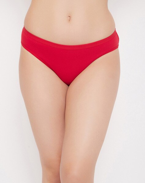 SS02 Super Combed Cotton Elastane Low Waist Bikini with Concealed Waistband
