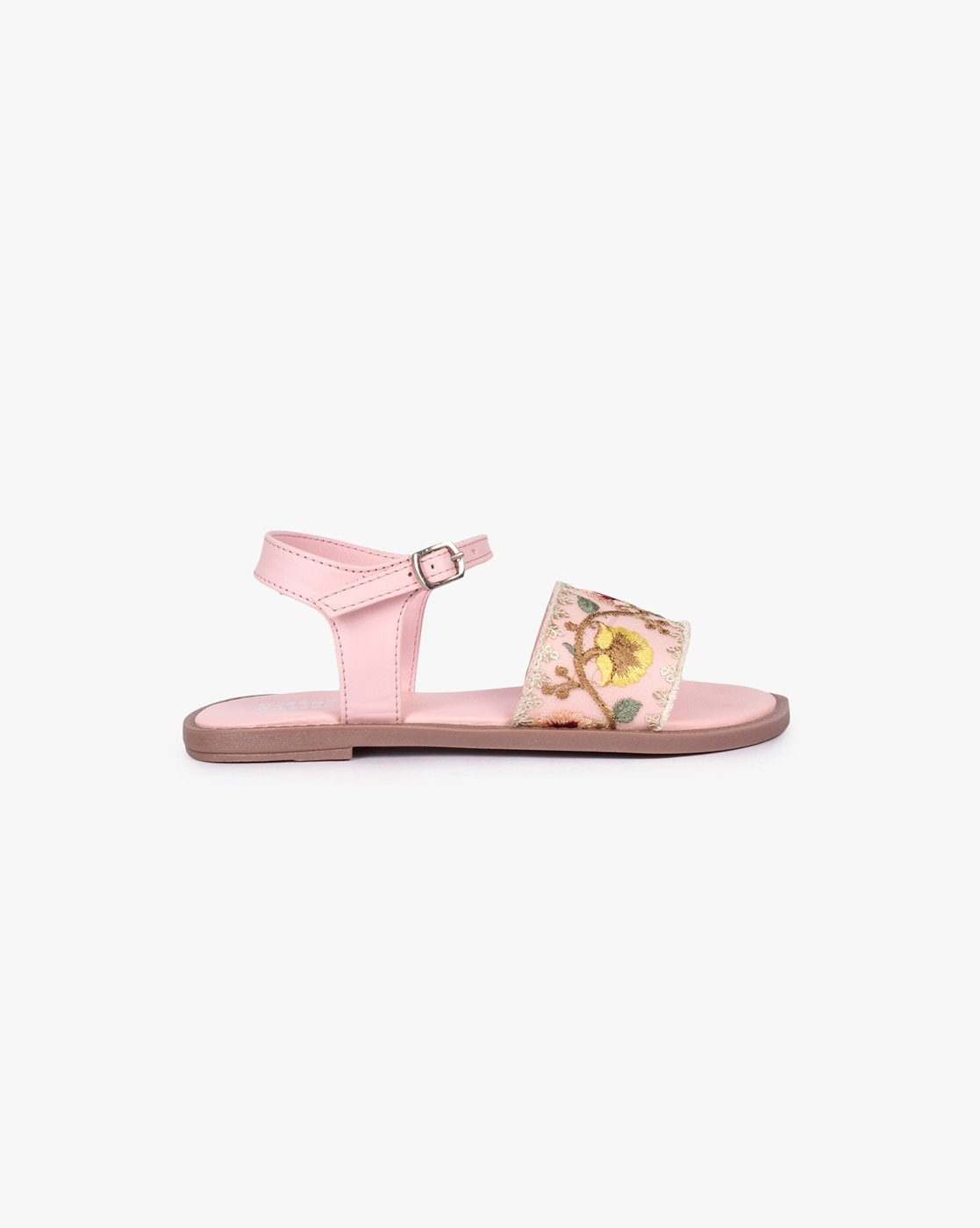 Buy online Women Peachy Pink Ankle Strap Sandal from flats for Women by  Picktoes for ₹599 at 63% off | 2024 Limeroad.com