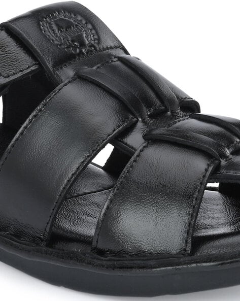 Buy Black Sandals for Men by ACCENTOR Online