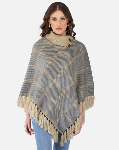 Buy Blue beige Sweaters Cardigans for Women by JOE HAZEL