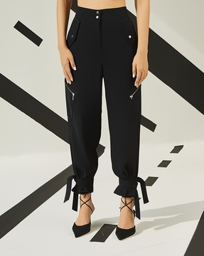 Buy The Dapper Lady Flared Pants with Two Side Pockets
