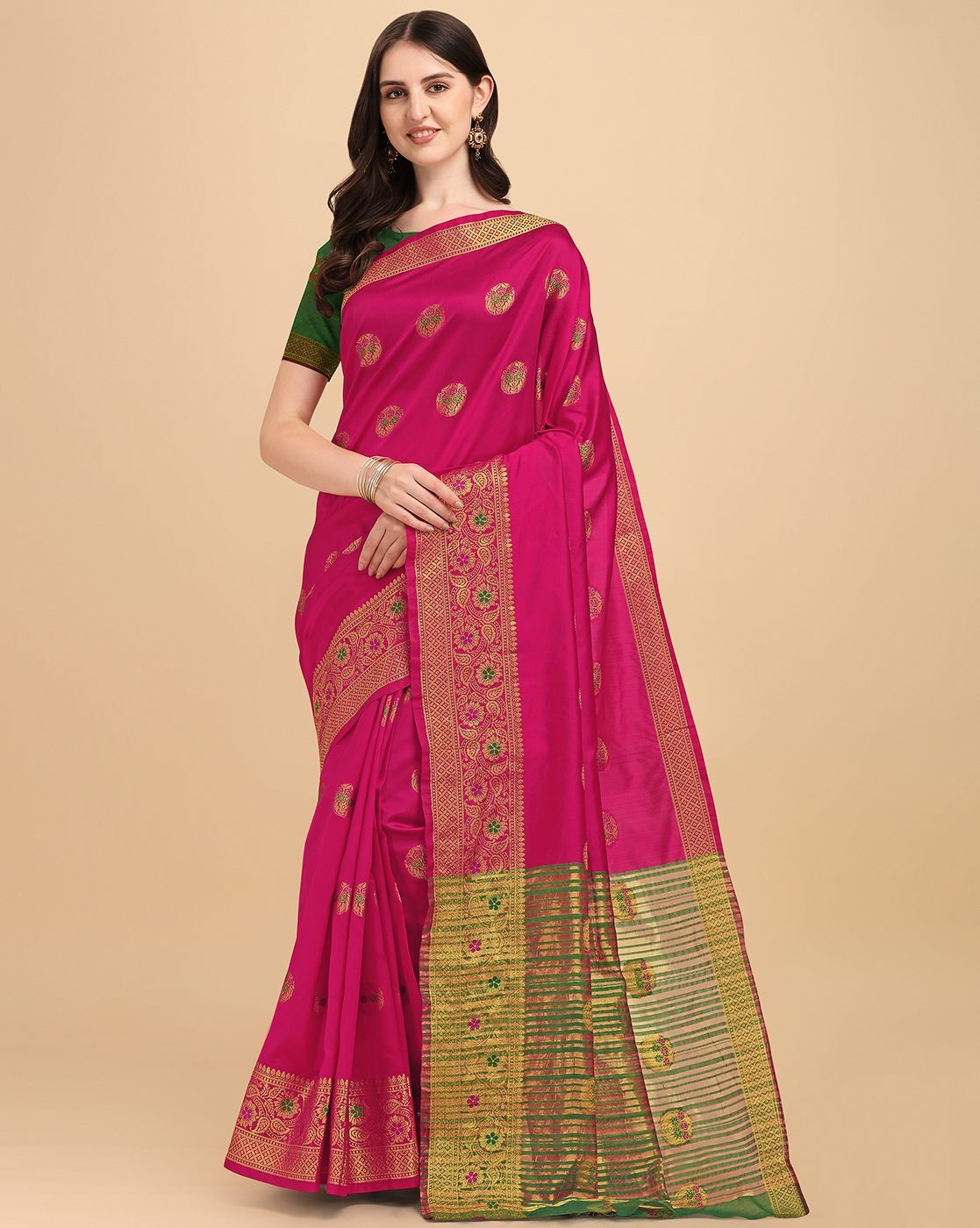 Buy Black Sarees for Women by SERONA FABRICS Online | Ajio.com