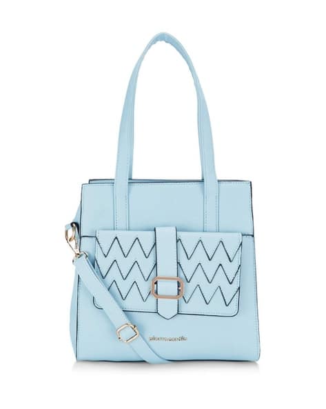 Women Satchel Bag with Metal Logo