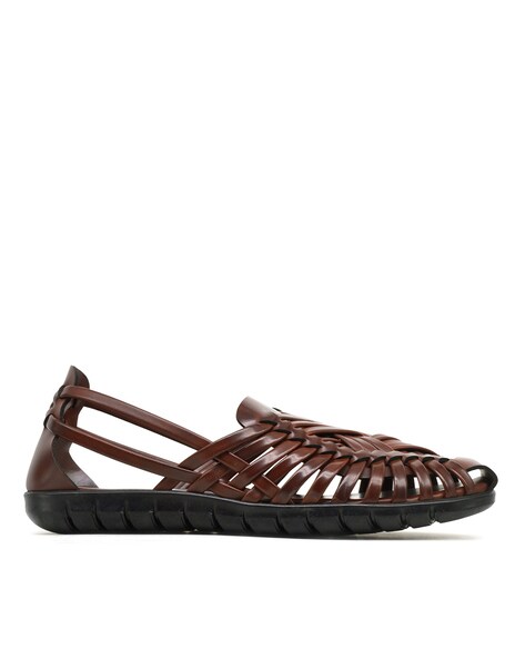 Buy NisoloMen's Huarache Sandal - Slip-On, Waterproof, Flexible, Breathable  and Comfortable Mexican Huaraches For Men, Youth, Boys - Casual and  Everyday Mens Woven Leather Sandals Online at desertcartINDIA