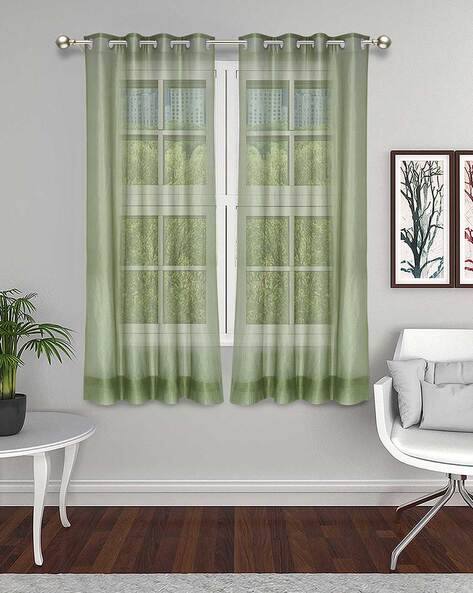 THE CONVERSION Set of 2 Sheer Lightweight Window Curtain