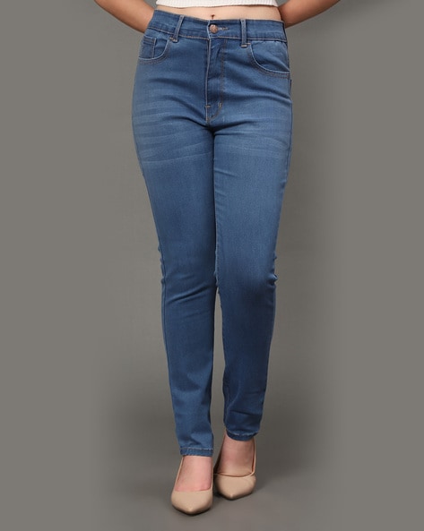 Buy Blue Jeans & Jeggings for Women by ANGELFAB Online