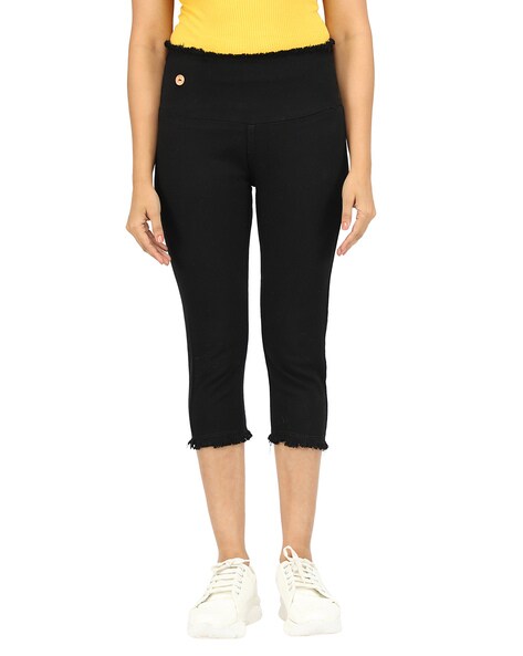 Buy Black Trousers & Pants for Women by Nifty Online