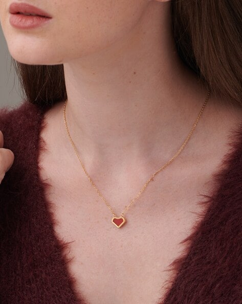 Red popular and gold Necklace