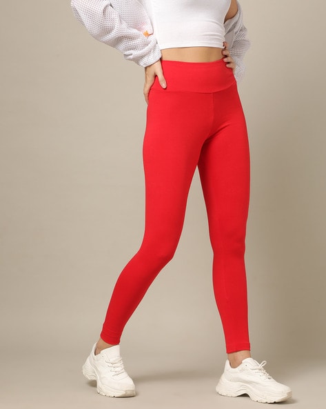 Buy Red Leggings for Women by Adidas Originals Online