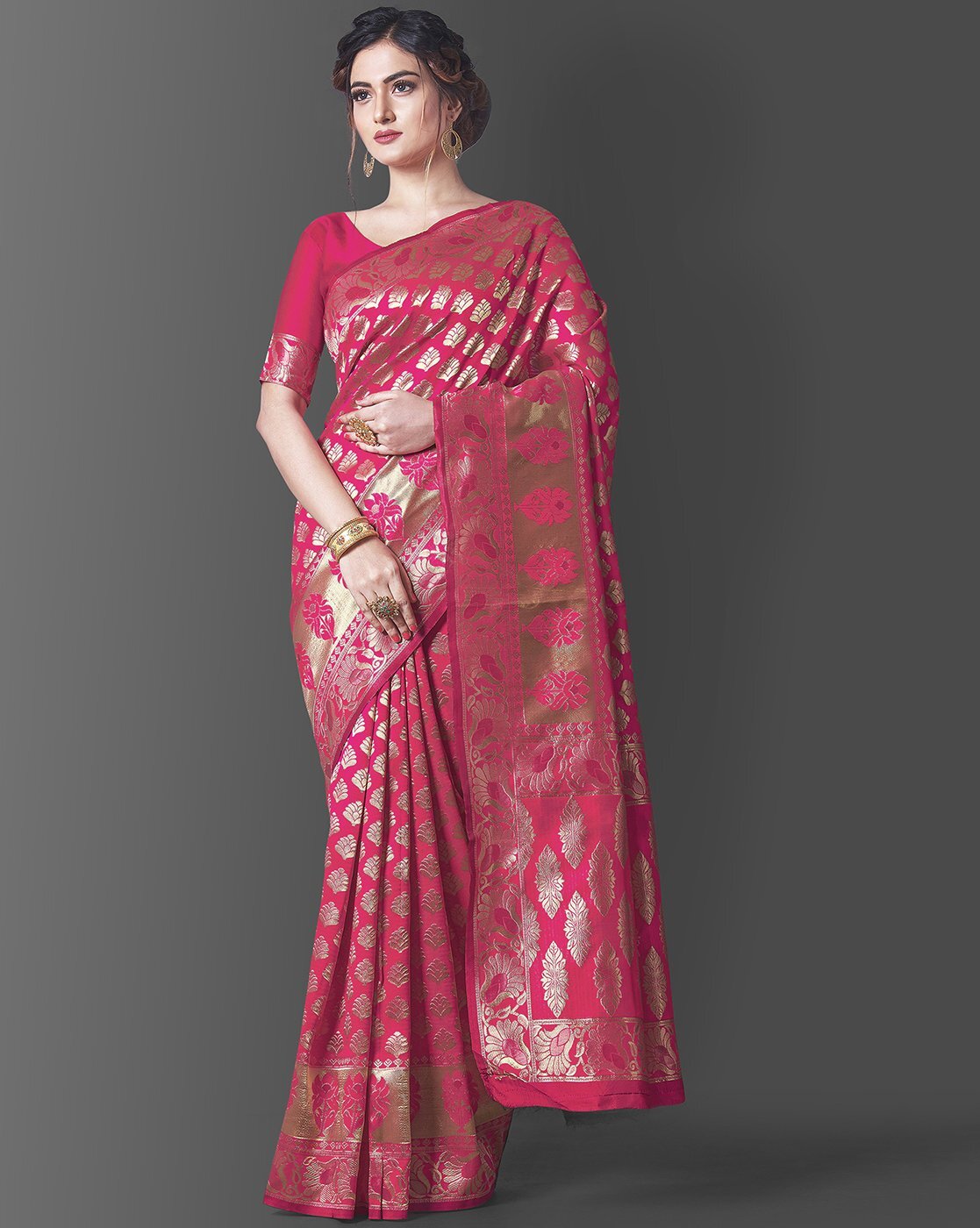 Buy Gajari Sarees for Women by WUXI Online