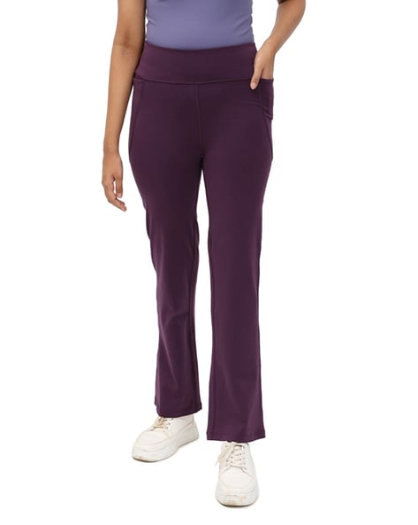 Buy Purple Track Pants for Women by BLISSCLUB Online