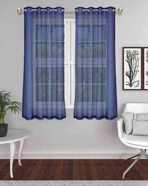 THE CONVERSION Set of 2 Sheer Lightweight Window Curtain