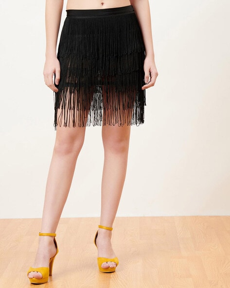 Fringe skirt 2025 online india