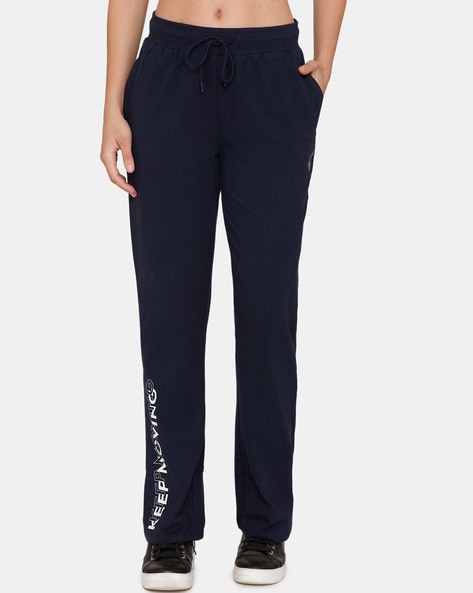 Buy Blue Track Pants for Women by Zelocity Online