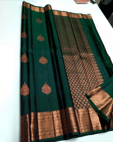 Buy Green Sarees for Women by Miss Beelee Online