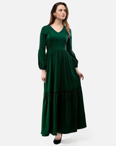 BOTTLE GREEN - XS | Party wear dresses, Pakistani fancy dresses, Formal  dresses short